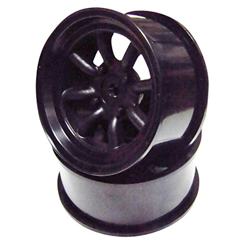 Tamiya Top Line Rs Watanabe Eight Spoke Wheel Black Offset 7 Wat-070Bk- Japan Figure Store - #1 Bring To You The Best Japanese Goods