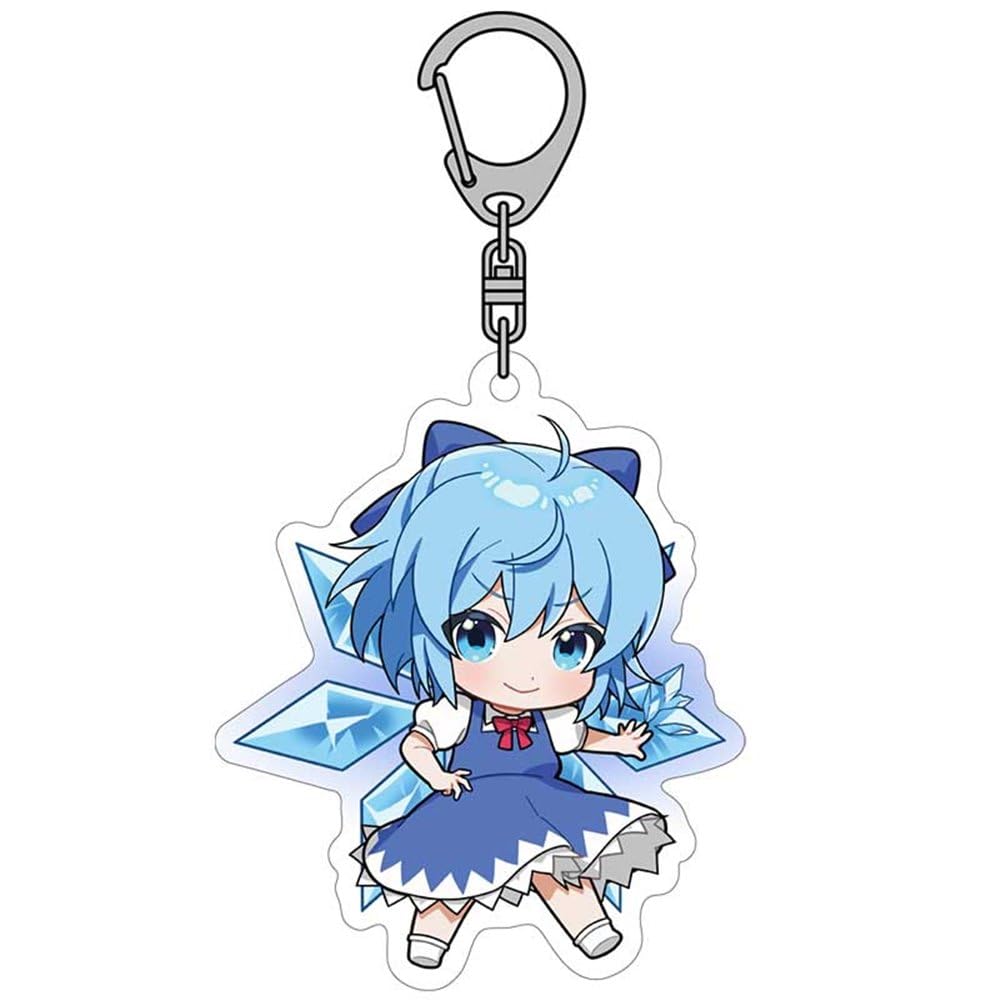 Touhou Project Cirno Acrylic Keychain - Collectible Anime Accessory
