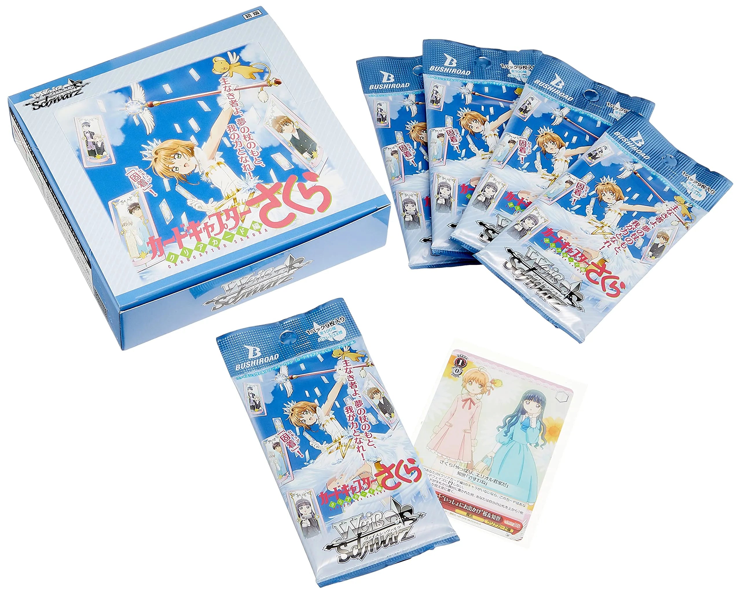 Bushiroad Weiss Schwarz Booster Box Card Captor Sakura Clear Card Edition Box Sakura Card Games- Japan Figure Store - #1 Bring To You The Best Japanese Goods