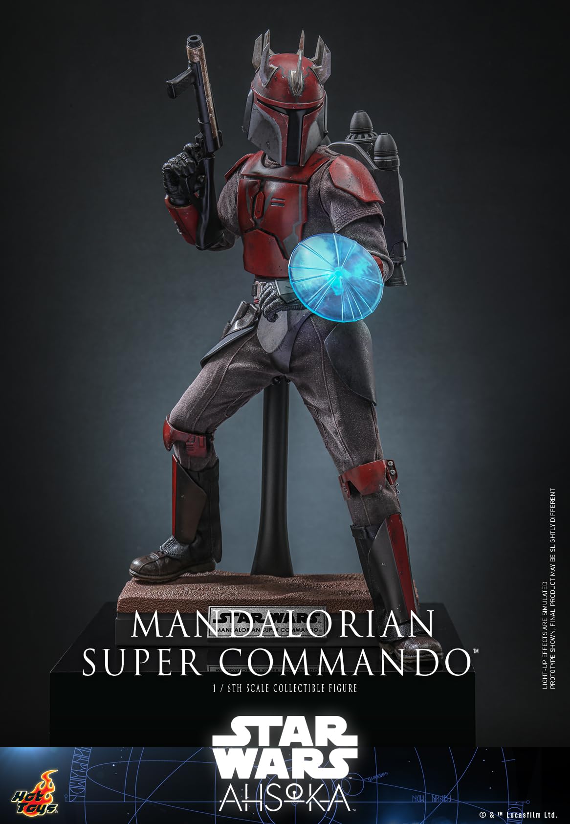 Hot Toys TV Masterpiece Ahsoka Mandalorian Super Commando 1/6 Scale Figure