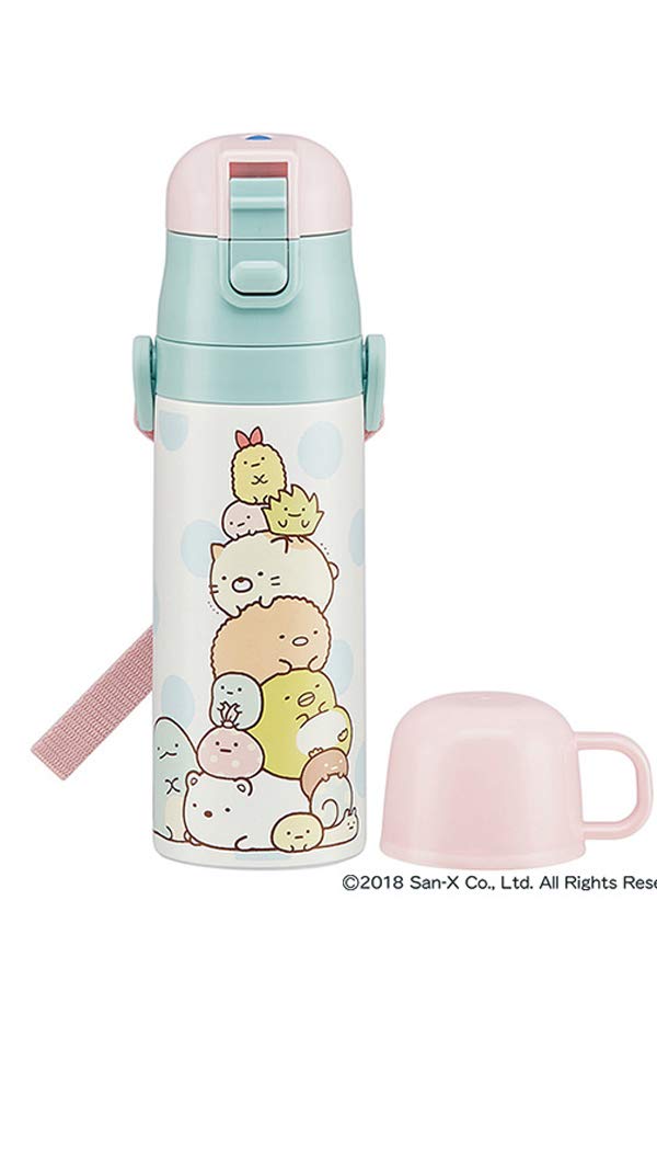 Skater Ultra-Lightweight Compact 2-Way Stainless Steel Sumikko Gurashi Bottle- Japan Figure Store - #1 Bring To You The Best Japanese Goods