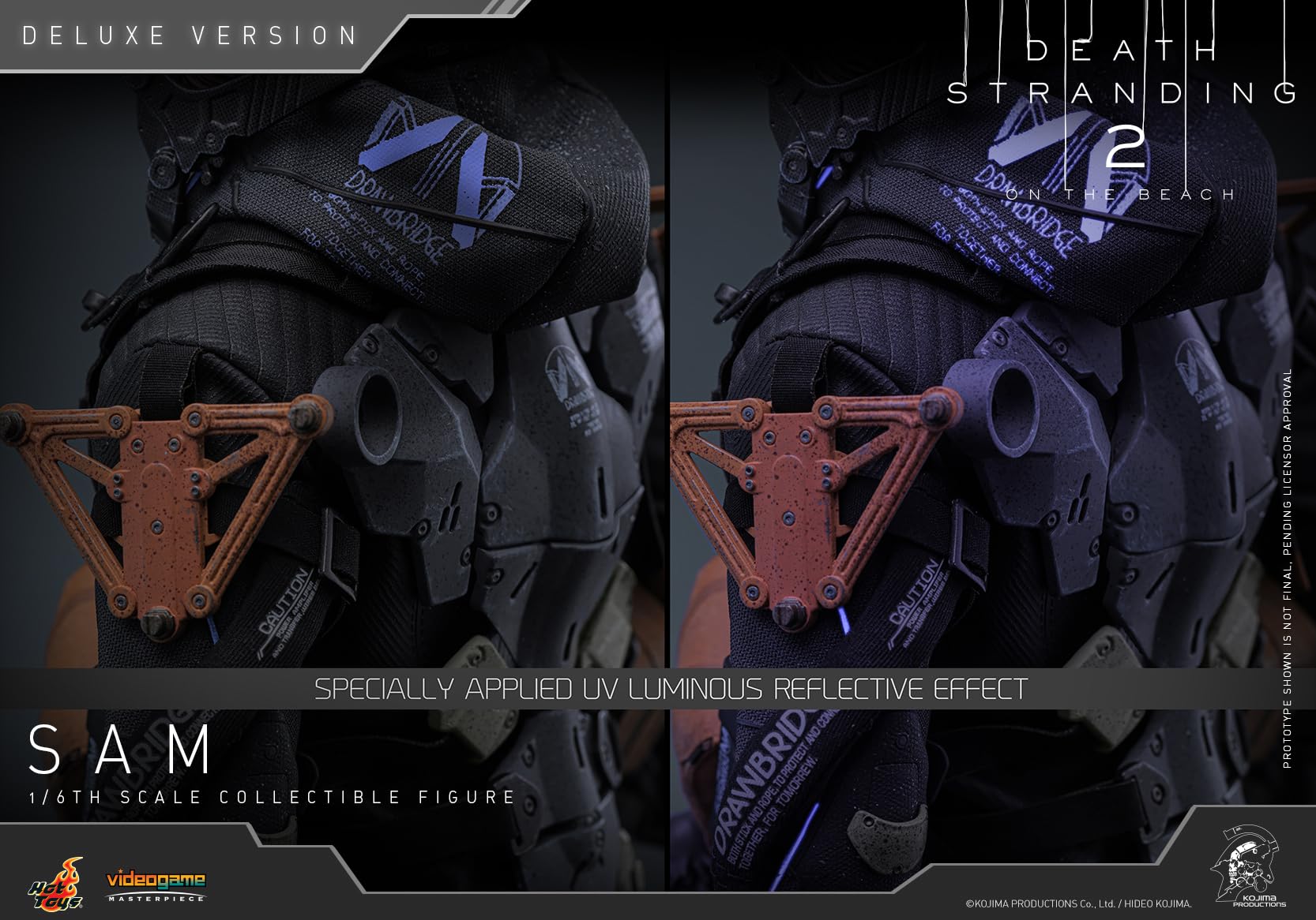 Hot Toys Video Game Masterpiece Death Stranding 2 Sam Deluxe 1/6 Figure