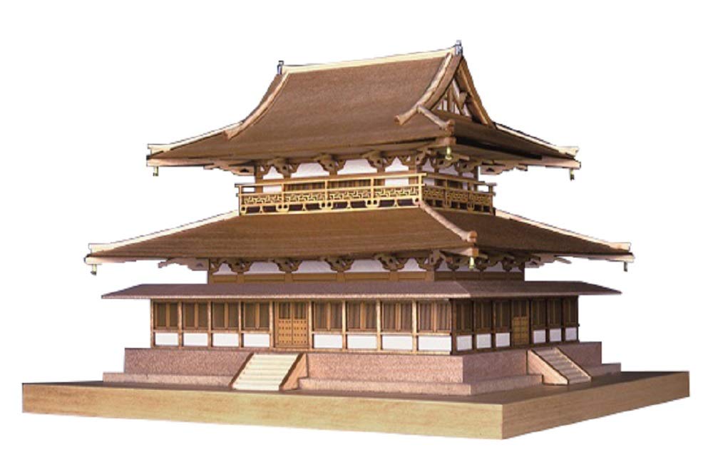 Woody Joe 1/150 Horyuji Temple Kondo Wooden Model Kit Assembly Set- Japan Figure Store - #1 Bring To You The Best Japanese Goods