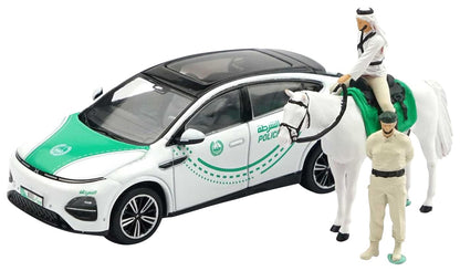 Xcartoys Xpeng G6 Dubai Police Diecast Car 1/64 Japan Official Set X33-01- Japan Figure Store - #1 Bring To You The Best Japanese Goods