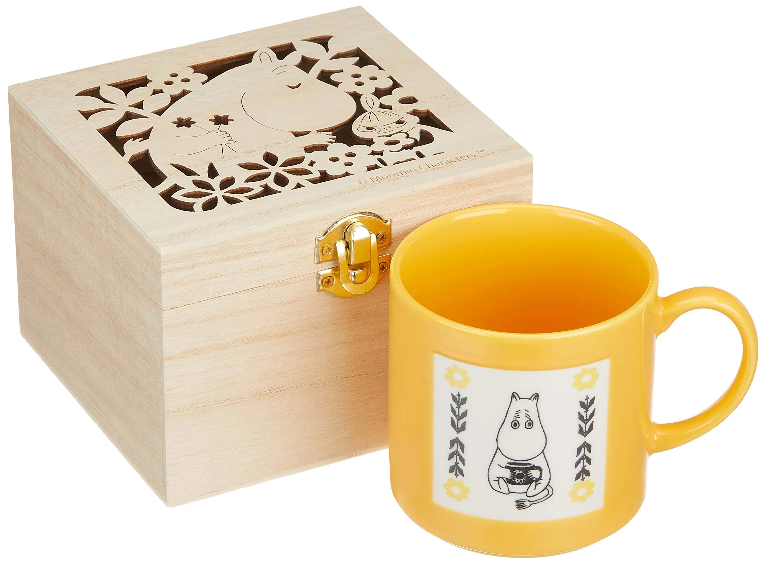 YAMAKA Moomin Mug With Wooden Box Moomin Orange- Japan Figure Store - #1 Bring To You The Best Japanese Goods
