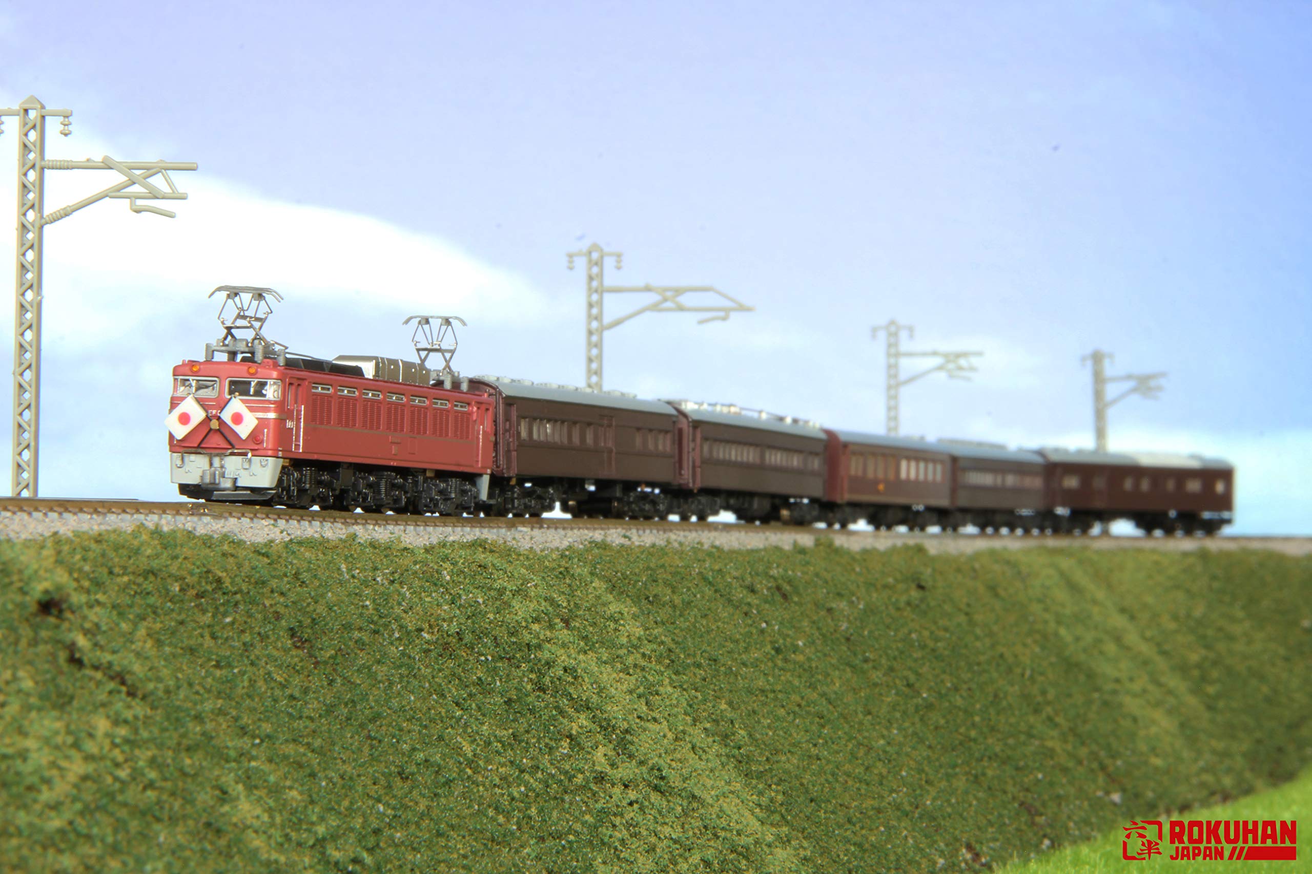 Rokuhan Z Gauge No. 1 Imperial Early Model Train 5-Car Passenger Set T036-2- Japan Figure Store - #1 Bring To You The Best Japanese Goods