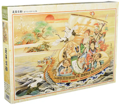 APPLEONE Jigsaw Puzzle 1000-814 Japanese Art Hakuga Takeuchi Seven Lucky Gods 1000 Pieces- Japan Figure Store - #1 Bring To You The Best Japanese Goods