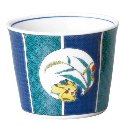 Pokemon Center Kutani Ware Soba Bowl Pikachu Brocade Plant Housing Layout Komon Pattern- Japan Figure Store - #1 Bring To You The Best Japanese Goods