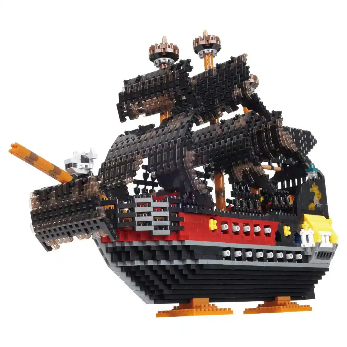 KAWADA Nanoblock Pirate Ship Deluxe Edition- Japan Figure Store - #1 Bring To You The Best Japanese Goods