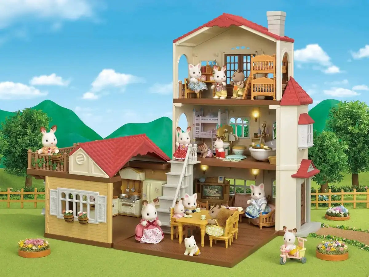 Epoch House With The Red Roof Sylvanian Families