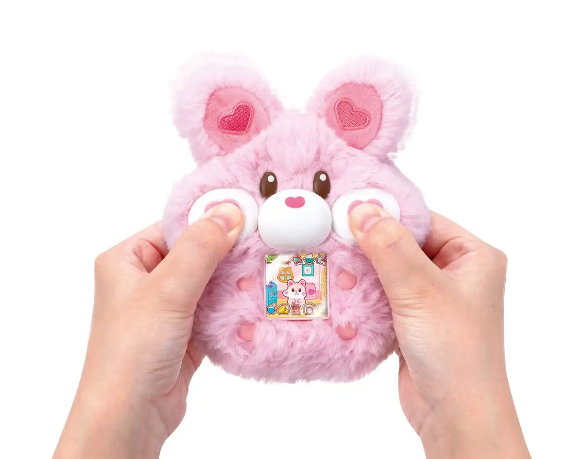 Sega Toys Mocchimaruzu Hamster Puffy Pink Mocchifuwa Pet Japanese Squishy Toys- Japan Figure Store - #1 Bring To You The Best Japanese Goods