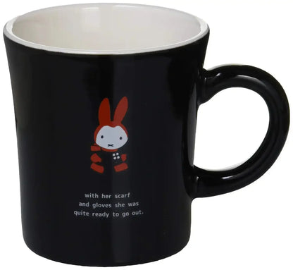 Kaneshotouki Dick Bruna Miffy Color Mug Yukinohi Black 208131- Japan Figure Store - #1 Bring To You The Best Japanese Goods