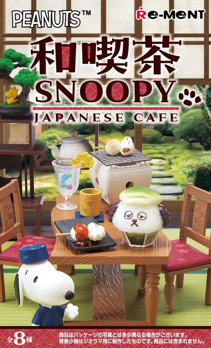 Re-Ment Peanuts Japanese Cafe Snoopy Figurine 1Box 115x70x50mm PVC ABS- Japan Figure Store - #1 Bring To You The Best Japanese Goods
