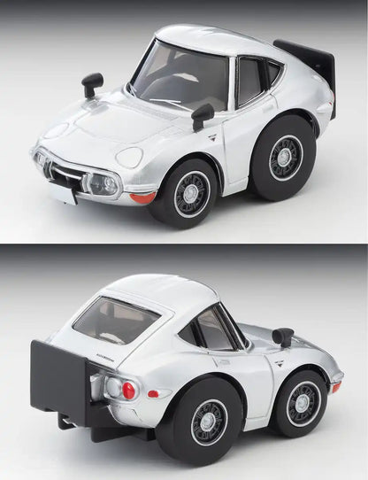 Tomytec Silver Toyota 2000Gt Finished Model - Choroq Zero Z-76F Collection- Japan Figure Store - #1 Bring To You The Best Japanese Goods