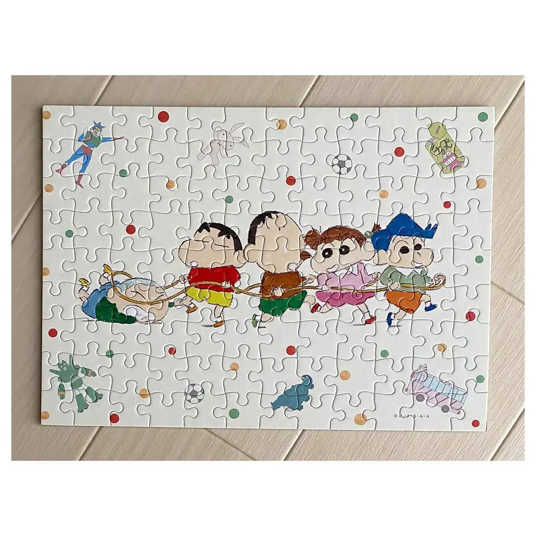 APPLEONE Kyst2889Em Jigsaw Puzzle Crayon Shin-Chan Kasukabe Defense Corps 108 Pieces- Japan Figure Store - #1 Bring To You The Best Japanese Goods