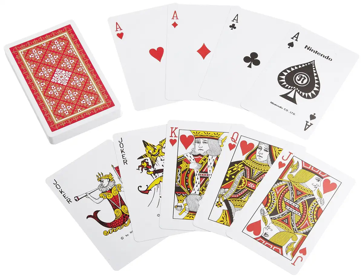 NINTENDO Playing Cards Nap622 Red 4902370516821 Kwd- Japan Figure Store - #1 Bring To You The Best Japanese Goods