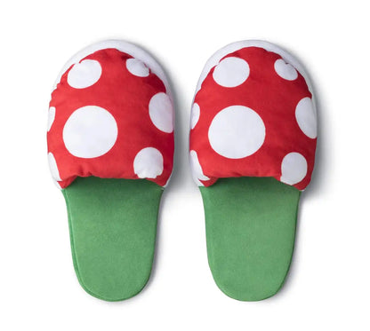 NINTENDO Super Mario Home & Party Room Slippers Piranha Plant/Earthen Pipe- Japan Figure Store - #1 Bring To You The Best Japanese Goods