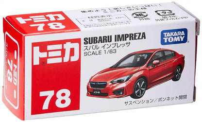 Takara Tomy Tomica 78 Subaru Impreza 879572 1/63 Japanese Scale Painted Cars- Japan Figure Store - #1 Bring To You The Best Japanese Goods