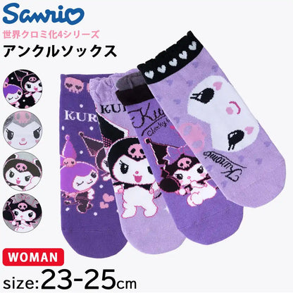 Sanrio Women's and Kids' Short Socks 1 Pair Various Characters and Sizes- Japan Figure Store - #1 Bring To You The Best Japanese Goods