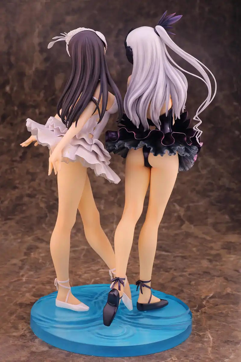 Skytube Japan T2 Art Girls White Odette & Black Odile 1/6 Pvc Figure- Japan Figure Store - #1 Bring To You The Best Japanese Goods