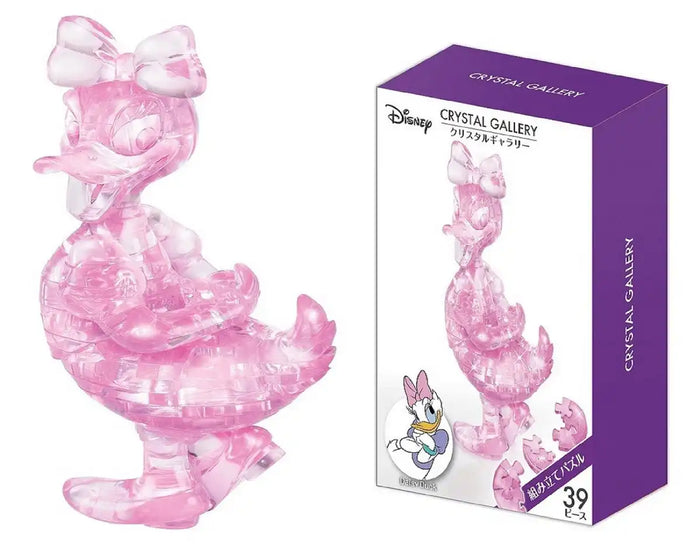 Hanayama 39 Pieces Crystal Gallery Daisy Duck Purple 3D Puzzles Game Figure Toys- Japan Figure Store - #1 Bring To You The Best Japanese Goods