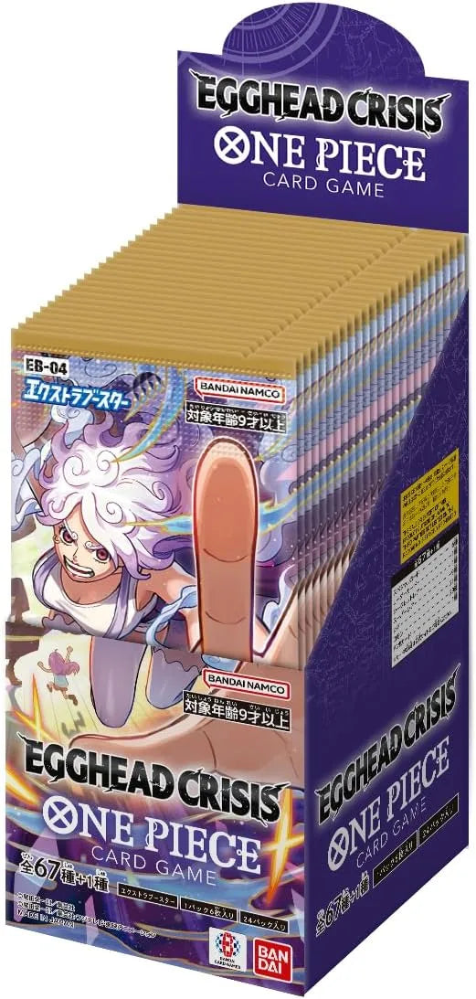 BANDAI Egghead Crisis EB-04 One Piece Card Game Extra Booster Box