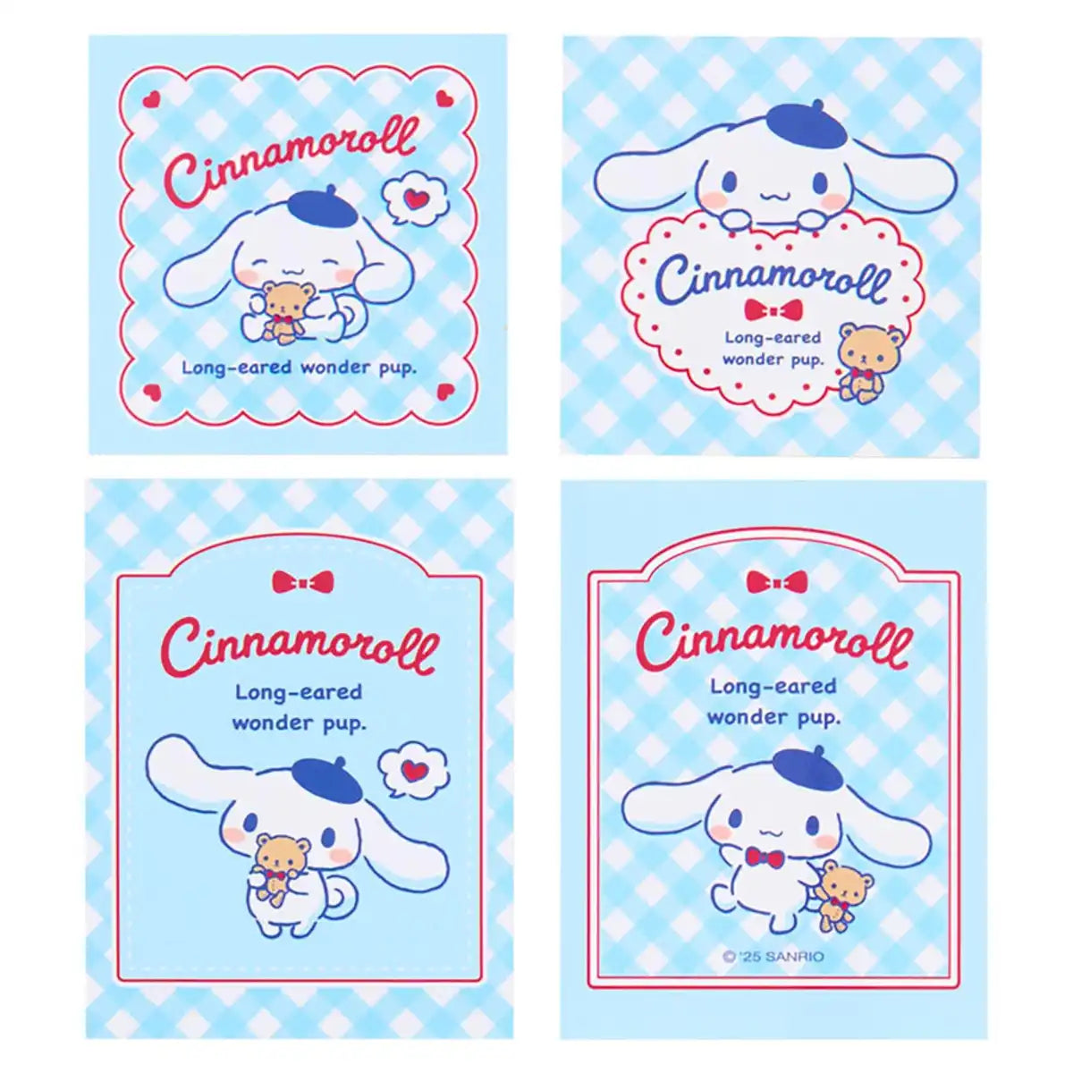 Sanrio Cinnamoroll Sticker Set Featuring Kuma-San for Ages 3+ 164534