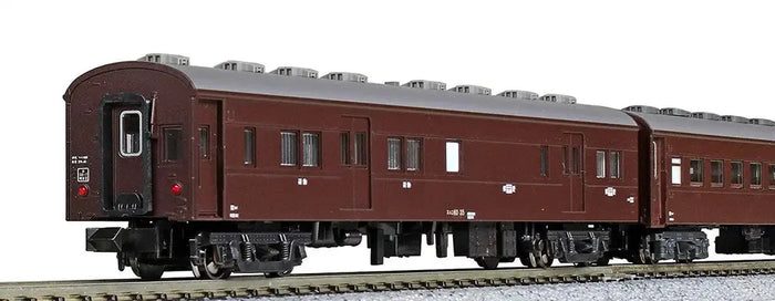 KATO N Gauge 4-Car Set 10-034 Brown Old Passenger Railway Model Car