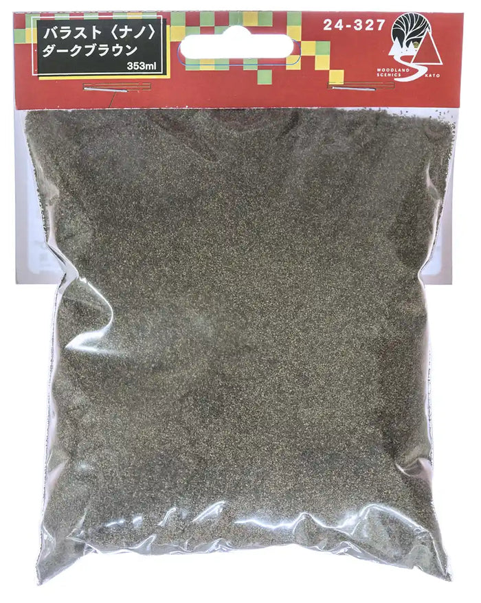 Kato 24-327 Ballast Nano Dark Brown Diorama Supplies- Japan Figure Store - #1 Bring To You The Best Japanese Goods