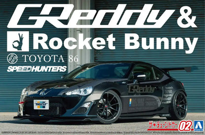 AOSHIMA The Tuned Car 1/24 Zn6 Toyota 86 Greddy & Rocket Bunny Volk Racing Ver. Plastic Model- Japan Figure Store - #1 Bring To You The Best Japanese Goods