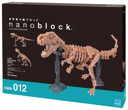 KAWADA Nbm-012 Nanoblock T-Rex Skeleton Model- Japan Figure Store - #1 Bring To You The Best Japanese Goods