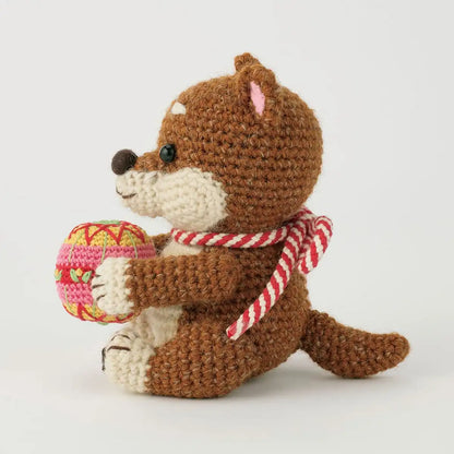 Olympus Thread Japan Silk Amigurumi Kit Temari Wanko Mk-81- Japan Figure Store - #1 Bring To You The Best Japanese Goods