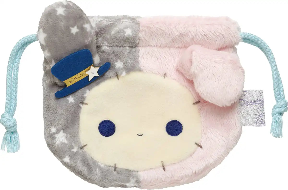 San-X Sentimental Circus Spica Rainbow Sky Plush Mini Drawstring Bag Ca37402- Japan Figure Store - #1 Bring To You The Best Japanese Goods