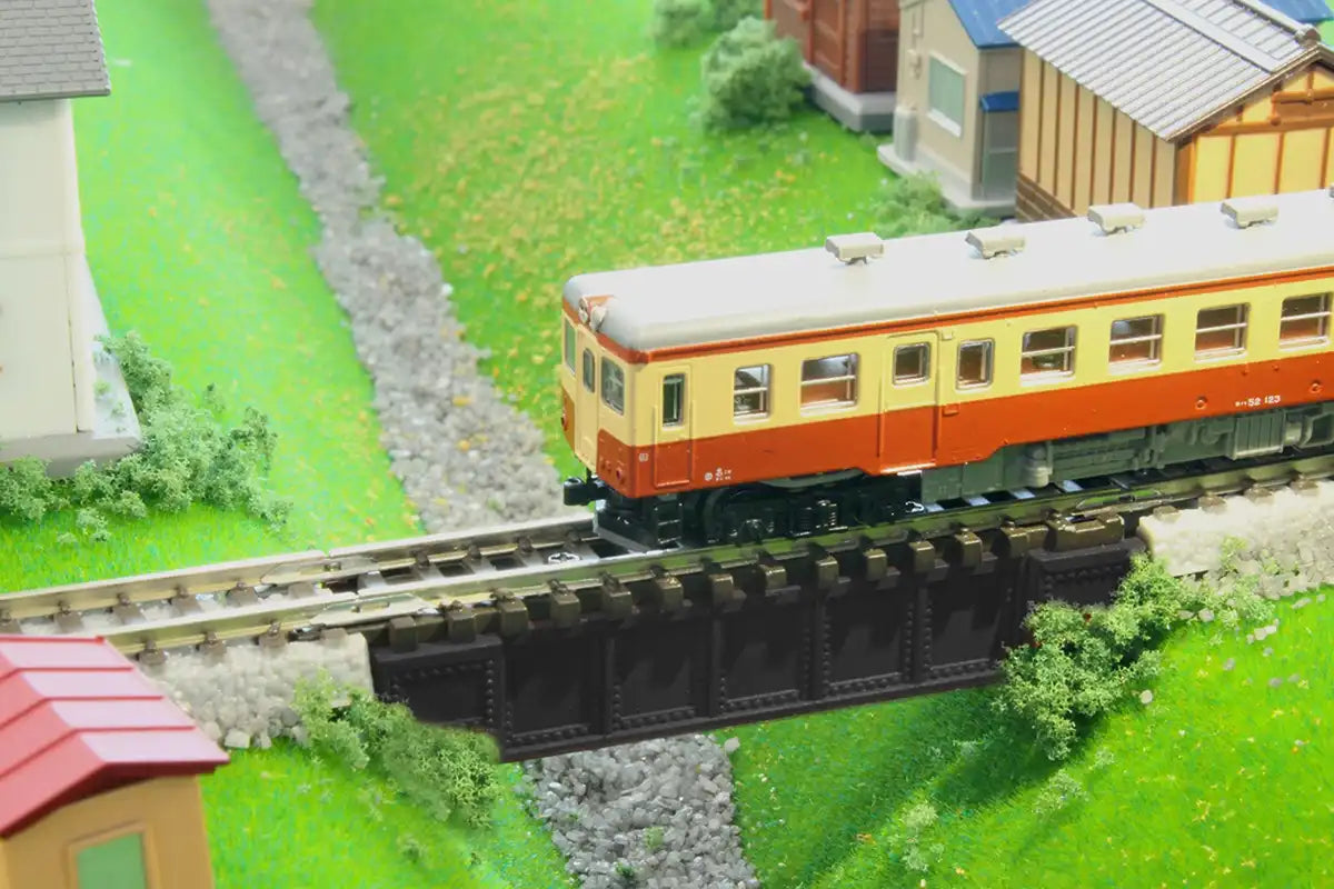 Rokuhan Z Gauge Short Deck Girder Bridge in Black- Japan Figure Store - #1 Bring To You The Best Japanese Goods