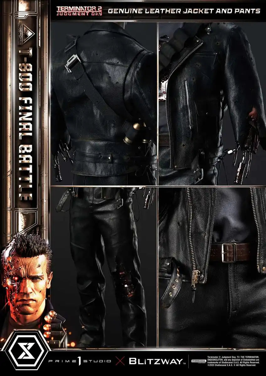 Prime 1 Studio T-800 Final Battle 1/3 Scale Figure 74.7cm Terminator 2 Model