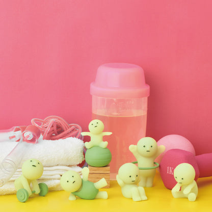 Smiski Exercising Series Glow in the Dark Collectible Box 12pcs