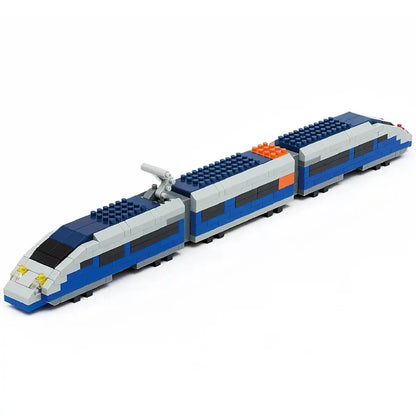 KAWADA Ngt-010 Nanoblock Nanogauge Blue Bullet Train- Japan Figure Store - #1 Bring To You The Best Japanese Goods