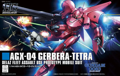 BANDAI Hguc 159 Gundam Agx-04 Gerbera-Tetra Gundam 0083 1/144 Scale Kit- Japan Figure Store - #1 Bring To You The Best Japanese Goods