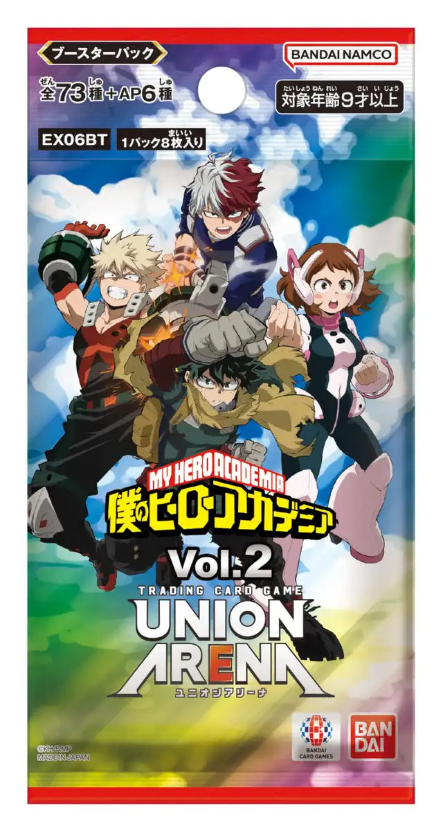 Herds Union Arena My Hero Academia Vol 2 Booster Box Japanese Trading Cards- Japan Figure Store - #1 Bring To You The Best Japanese Goods