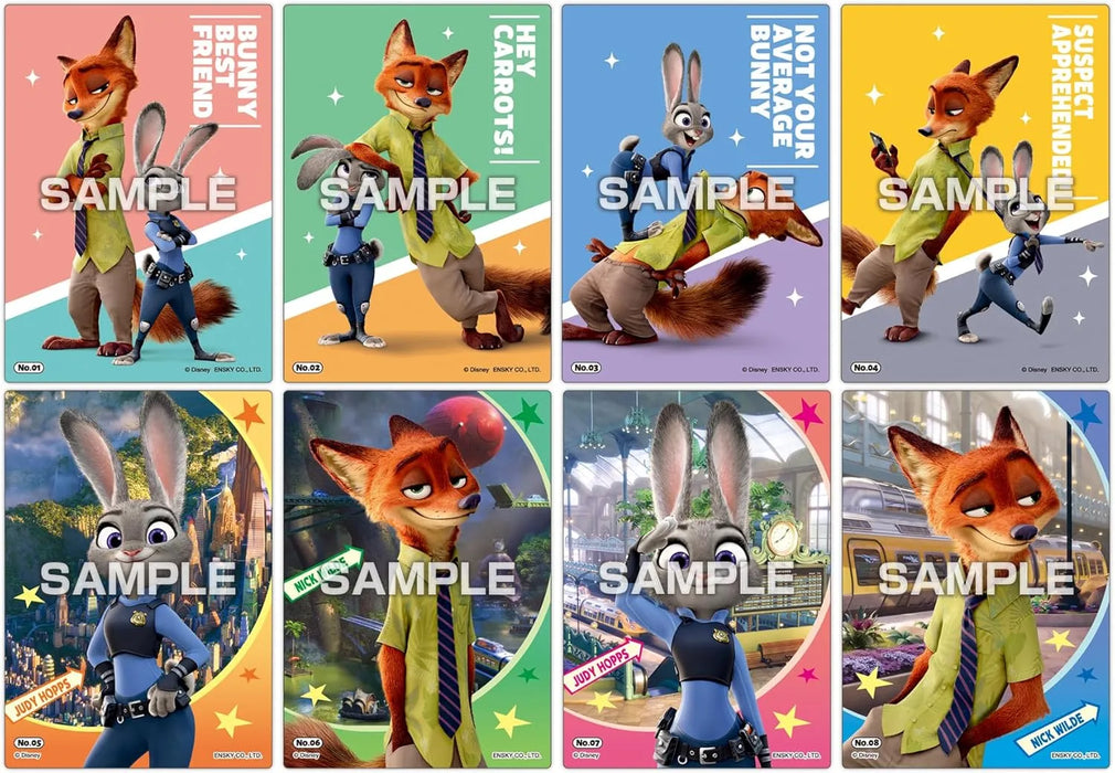 Ensky Zootopia Clear Card Collection Gum First Press Limited Box