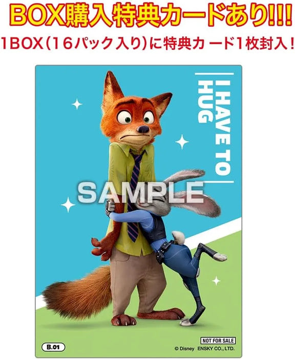 Ensky Zootopia Clear Card Collection Gum First Press Limited Box
