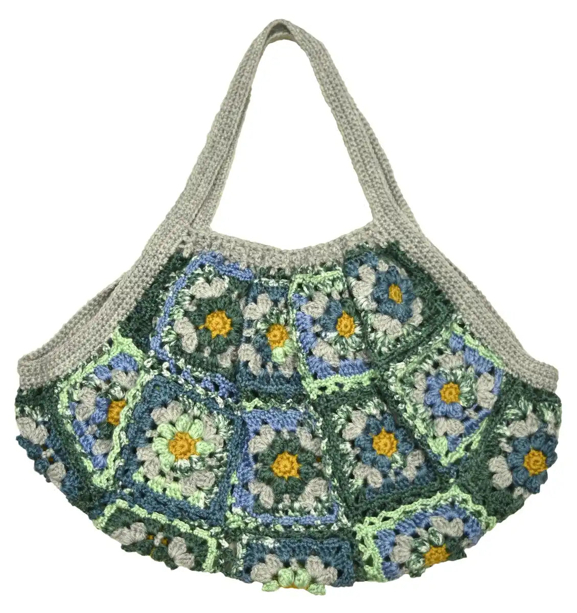 Naska Japan Hand Knitting Kit Motif Tie Bag Wk-7 Col.A Green- Japan Figure Store - #1 Bring To You The Best Japanese Goods