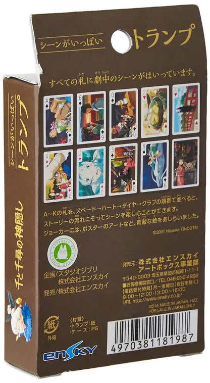 ENSKY 181987 Many Scenes Playing Cards Studio Ghibli: Spirited Away- Japan Figure Store - #1 Bring To You The Best Japanese Goods
