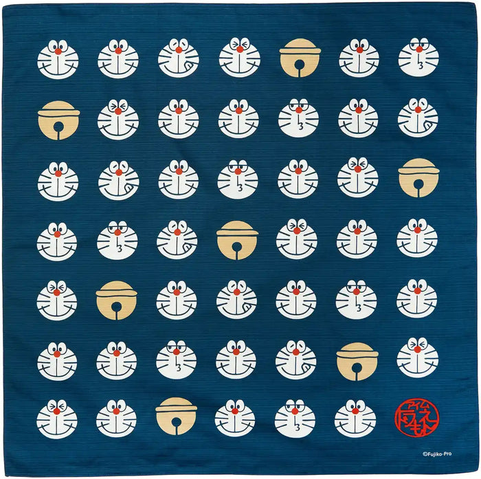 Marushin Furoshiki Doraemon 70X70Cm Japan 100% Cotton Eco Bag Washable- Japan Figure Store - #1 Bring To You The Best Japanese Goods