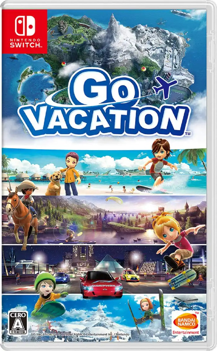 Namco Go Vacation for Nintendo Switch - Family-Friendly Adventure Game- Japan Figure Store - #1 Bring To You The Best Japanese Goods