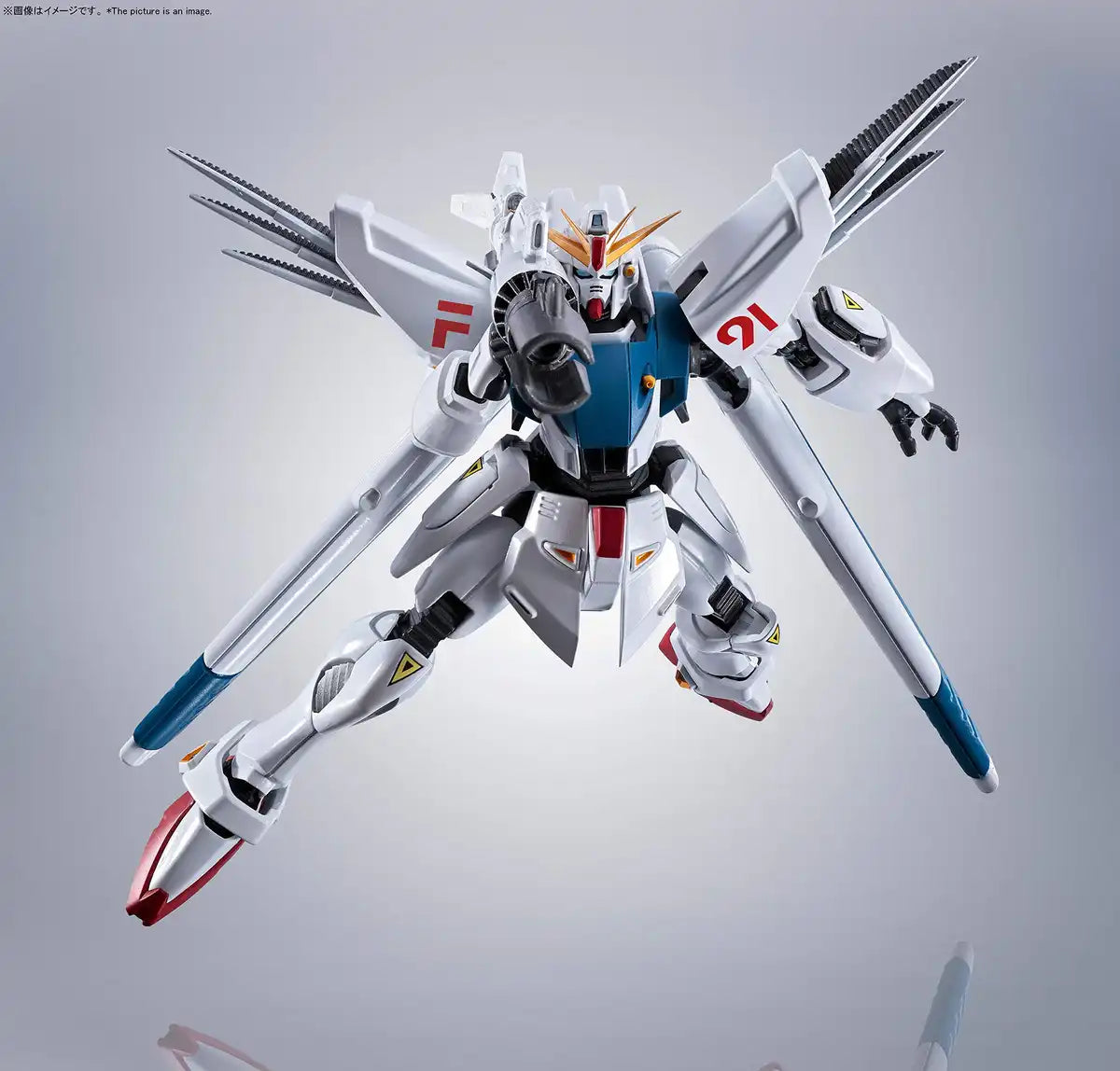 BANDAI Robot Spirits Side Ms Gundam F91 Evolution-Spec Figure- Japan Figure Store - #1 Bring To You The Best Japanese Goods