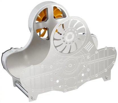 Autoart Yellow Air Cooled Engine Design Letter Holder - Finished Product- Japan Figure Store - #1 Bring To You The Best Japanese Goods