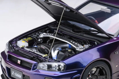 Autoart Nismo R34 GT-R Z-Tune 1/18 Finished Model in Midnight Purple III- Japan Figure Store - #1 Bring To You The Best Japanese Goods