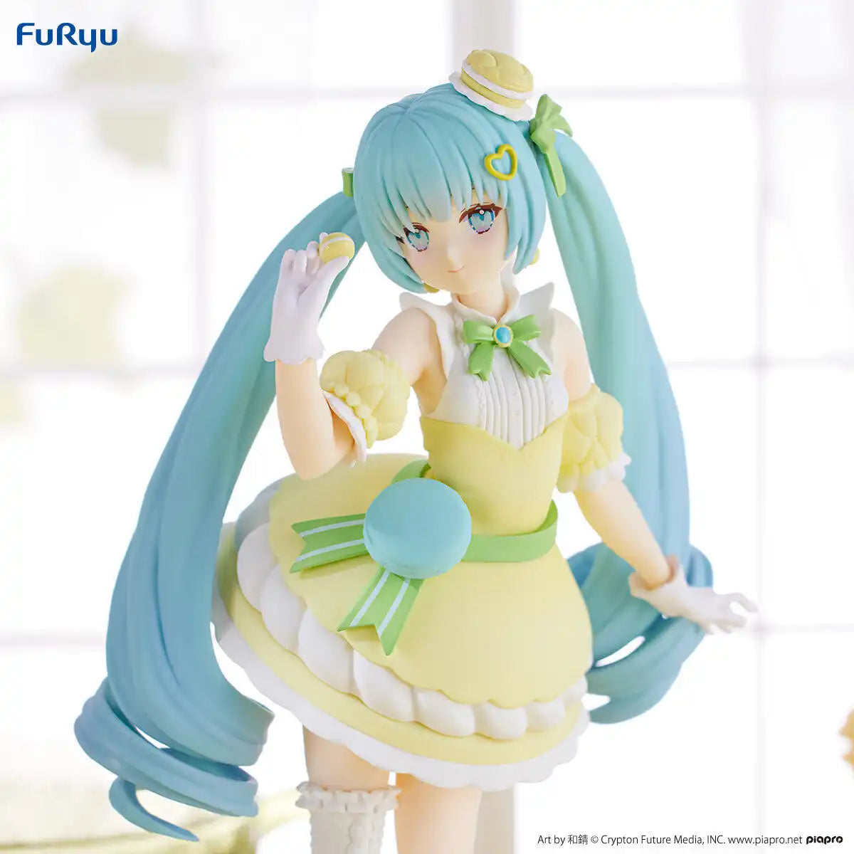 Furyu Piapro Hatsune Miku Sweet Sweets Citron Macaron Ver. Figurine- Japan Figure Store - #1 Bring To You The Best Japanese Goods