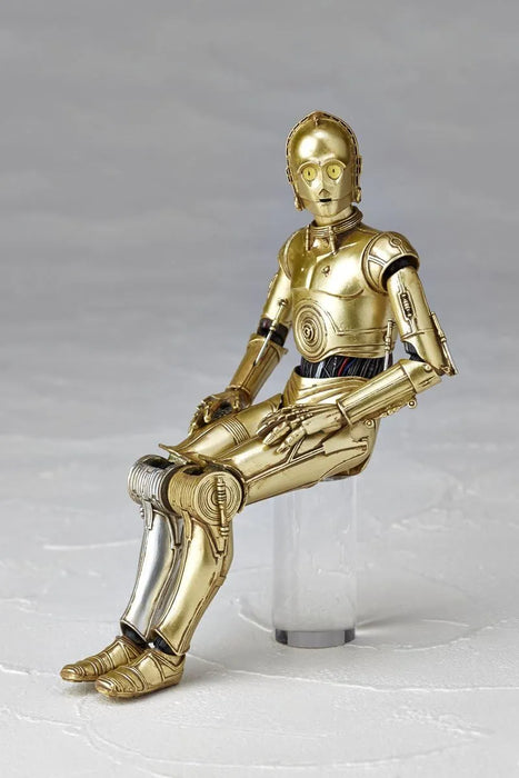 Kaiyodo Star Wars Revoltech C-3PO Action Figure ABS PVC Painted